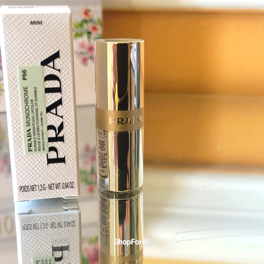 - PRADA Monochrome Hyper Matte Lipstick P56 Notte Quartz NIB Mini